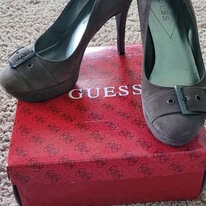 Gray Guess shoes